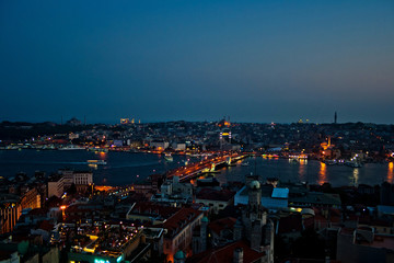 Fototapeta na wymiar W Stambule w nocy