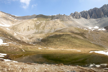 Site of the Lake Shoe, Park of Queyras,  France