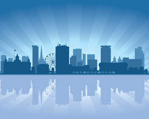 Fototapeta premium Birmingham England skyline