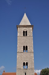 Fototapeta na wymiar Kirche St Anselmi i Nin, Kroatien