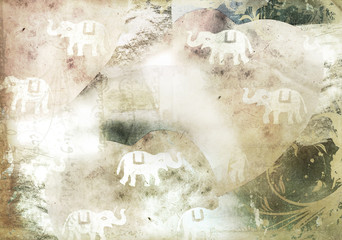 Obraz premium Elephants