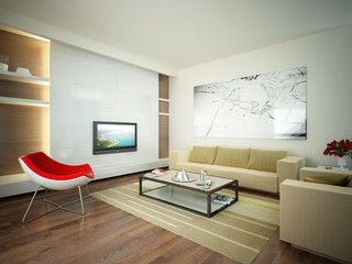 living room in modern style