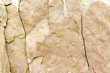 stone rock with cracks