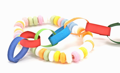 Girlande und Candy-Kette