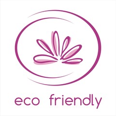 water lily , Eco friendly business logo design