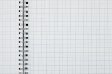 background from page of exercise book