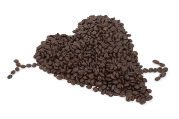 Heart Coffee Beans