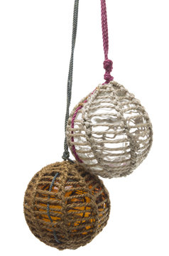Glass buoy for fishing nets