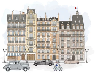 Selbstklebende Fototapete Art Studio Paris - Fassaden