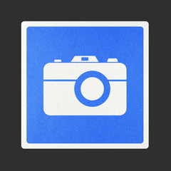 Traffic sign recycled paper