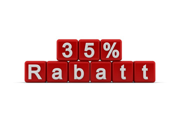 35 % Rabatt