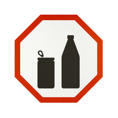 Traffic sign recycled paper