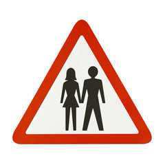 Traffic sign recycled paper