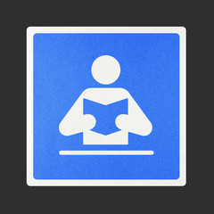 Traffic sign recycled paper