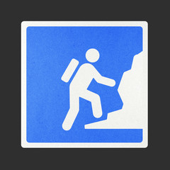 Traffic sign recycled paper