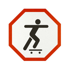 Traffic sign recycled paper
