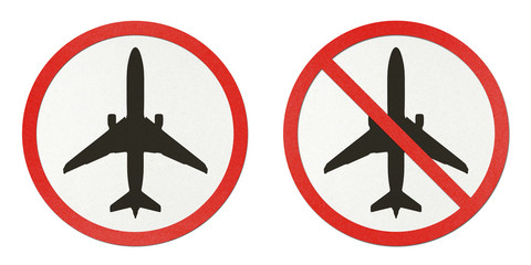 Fototapeta premium Traffic sign recycled paper