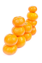 orange isolated on white background 