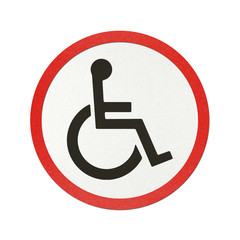 Traffic sign recycled paper