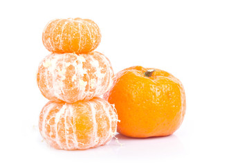 orange isolated on white background 
