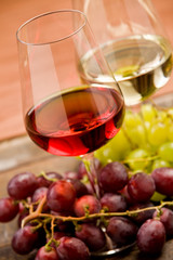 Wine and grapes