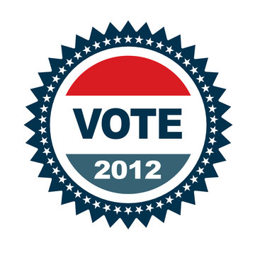 Vote 2012 insignia