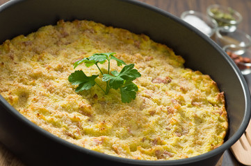 Potato gateau.