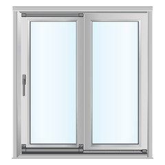 plastics glasses windows on the white background - vector