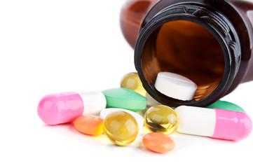 pills with bottle