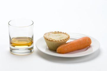 christmas food offering for santa and rudolph