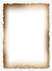 Classic and original old paper page.