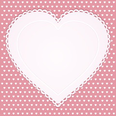 vintage valentine heart