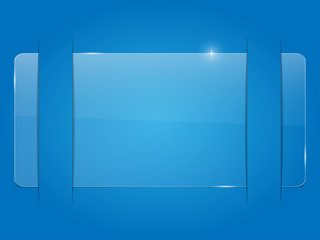 Glass background in a cutting pape