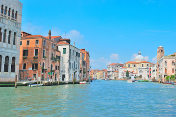 Fototapeta na wymiar Canal Grande Wenecja