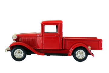 red pickup truck © Tasosk