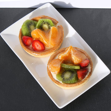 2 tartelettes aux fruits