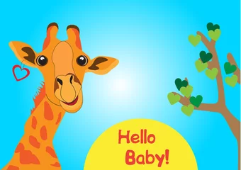 Photo sur Plexiglas Zoo girafe