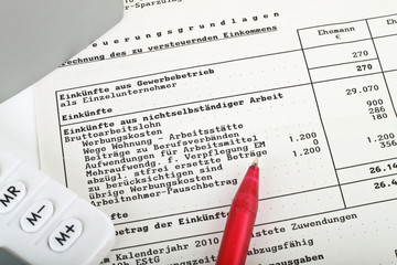 Einkommensteuerbescheid 2010