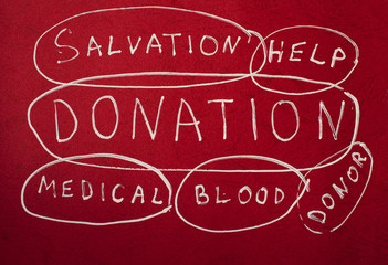 Blood Donation Concept.