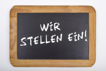 Obraz premium Stellengesuch