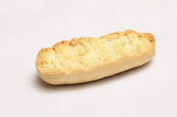 Toast with nothing on it on clear background