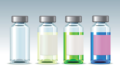 Glass Medicament Bottles