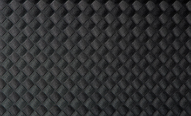 Black rubber mat