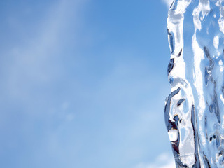 氷と青空
