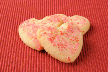 Heart shaped cookies
