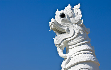 Fototapeta na wymiar Traditional Thai style lion statue