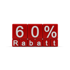 60 % Rabatt