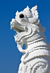 Fototapeta na wymiar Traditional Thai style lion statue