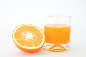 orange isolated on a white background .