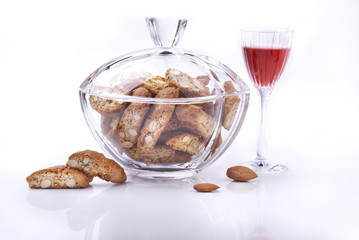 cantuccini alle mandorle con vin santo 2